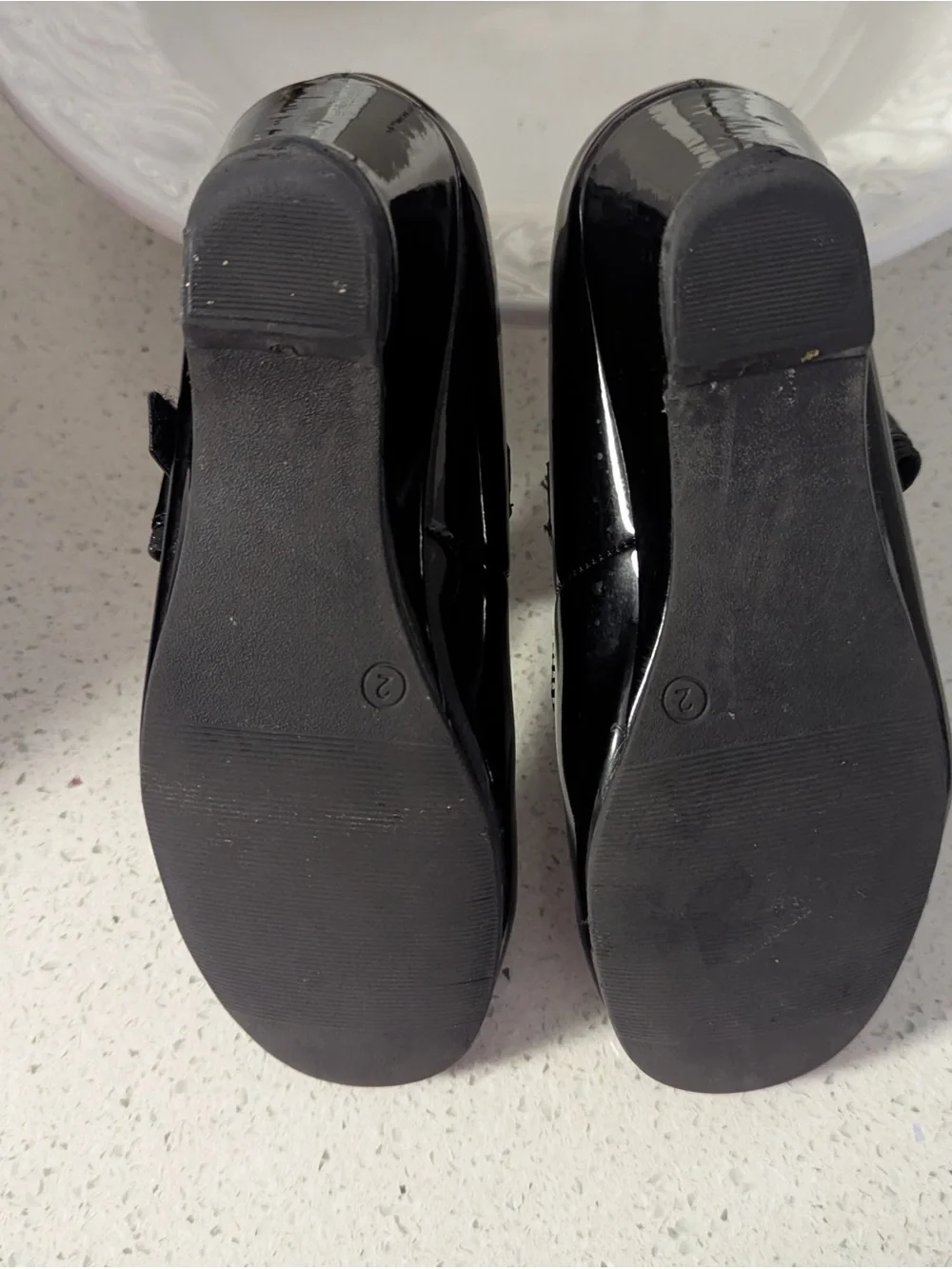 Rachael Kids Black Patent Mary Jane Shoes